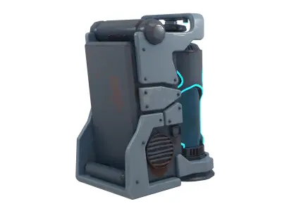Deep Sleep Capsule Low-poly 3D model