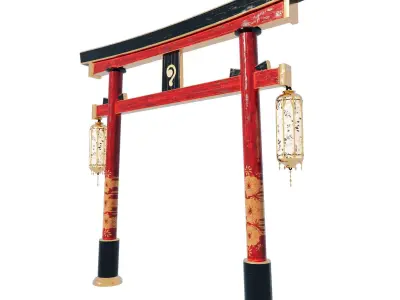 Japan Torii 3D model