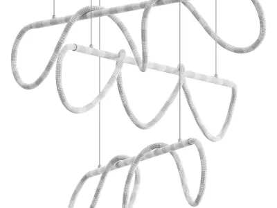 Chandelier Fleks 3D model