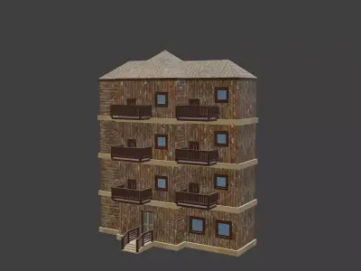House Model 78 Low-poly 3D model