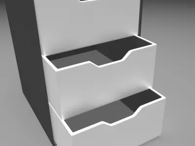 Floor Unit 3D Model Low-poly 3D model