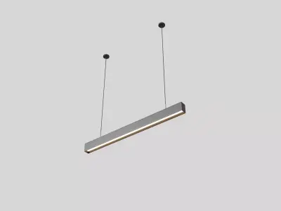 Pendant Light for Office Low-poly 3D model