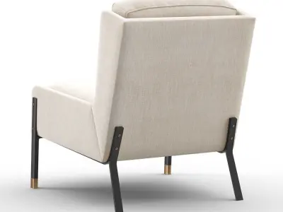 BLINK Easy Chair - QT Coffee Table - Emery Floor Lamp 3D model