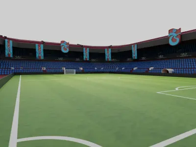 Trabzonspor Football Stadium Low-poly 3D model