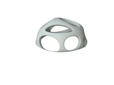 SciFi Cube Object No 52962 Low Poly Shape Low-poly 3D model