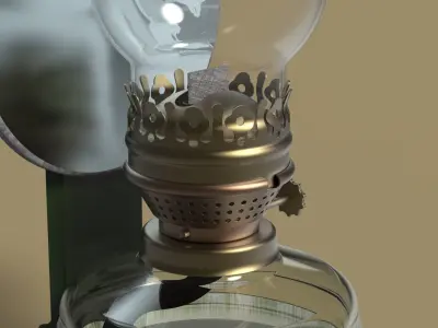 Kerosene lamp 3D model