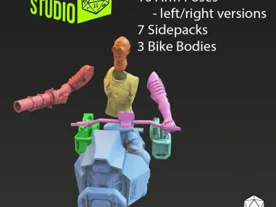 Bio Thieves - Bikers 3D print model