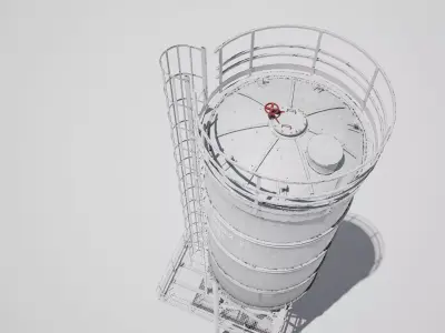 Storage Silo  3D model
