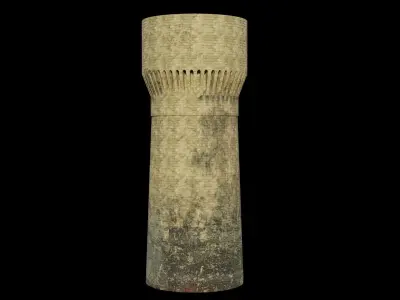Tower  3D model PBR materials 4K Low-poly 3D model