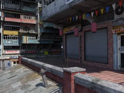 oriental old house 3D model