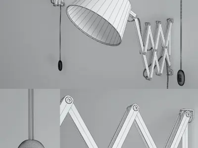 Domus Edward Wandleuchte 3D model