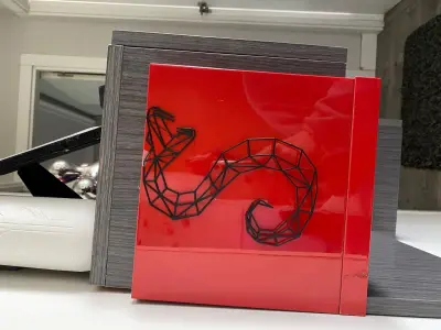 culebra snake on window 3D model