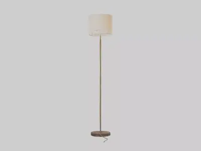 Floor lamp model Low-poly 3D model