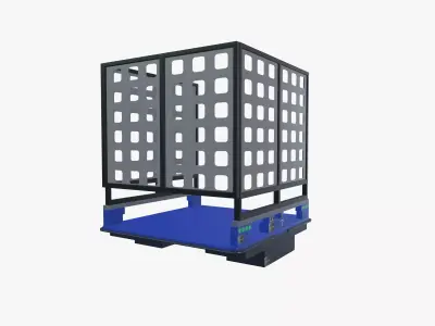 Pallet Carrier Low-poly 3D model