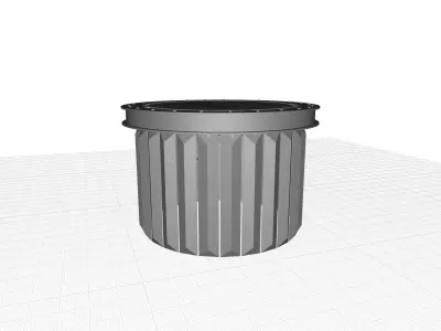 Yazmin Light Flush Mount 3D model