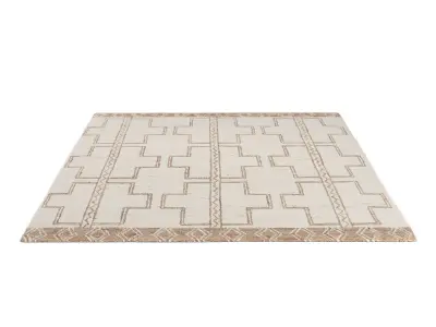 AASHA JUTE RUG 3D model