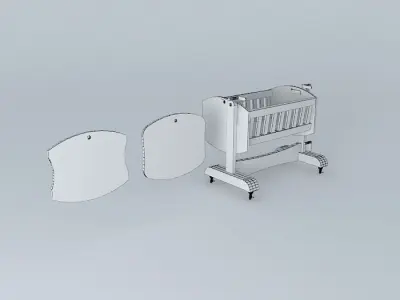 Baby Cradle Free 3D model