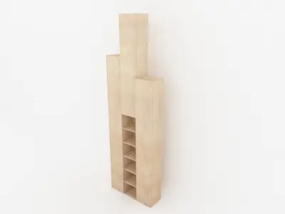 Creating a cabinet model in 3ds Max using V-Ray  3D model