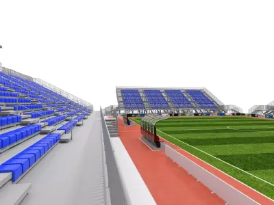 Futsal Arena 10 3D model