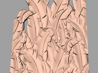 European furniture 3D relief models for CNC wood engraving E242 3D model