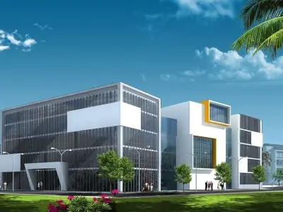 business center 3D model shop