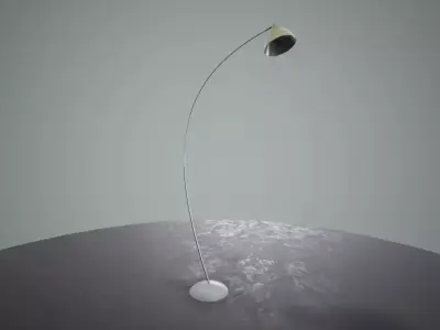 Floor Lamp Low-poly 3D model