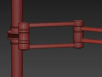 Favonius swing arm wall sconce 3D model