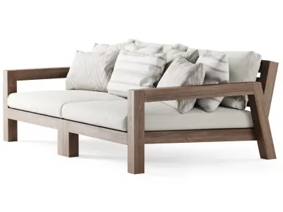 Lars daybed by Piet Boon 3D model