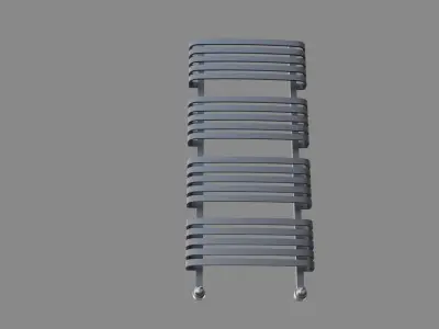 Bathroom Radiator Low-poly 3D model