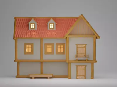 Medieval Tavern 3D print model