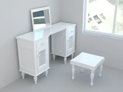 dressing table 3D model