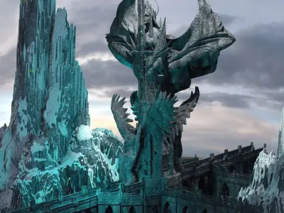 Colossal Rings city  3D model