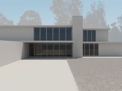 Brick House 3D model