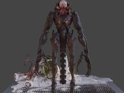 Verdugo - RE4 Remake 3D Model Low-poly 3D model