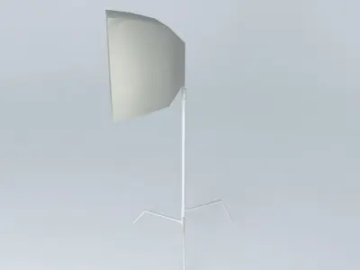 Softbox with stand Free 3D model