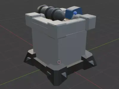 Clash Royale King Tower Default Skin 3D model