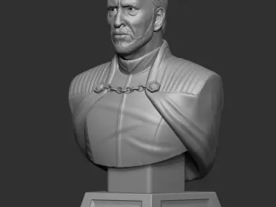 Star wars Count Dooku 3D print model