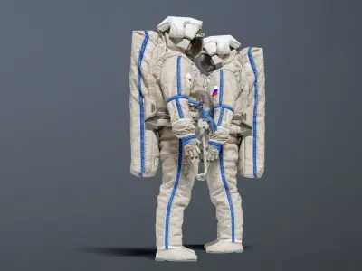 SPACESUIT Russian Orlan 3D model