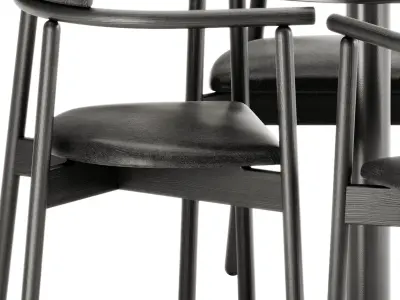 Mars Armchair by Branca Lisboa and Mesa Mona Table by Diabla 3D model