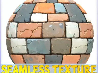 Stylized Wall Seamless Texture Texture 40