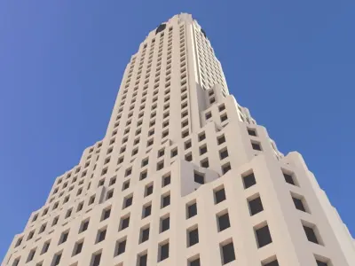 One Wall Street 3D print model