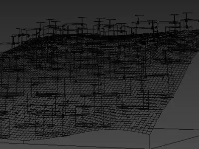 Brazilian ghetto Low-poly 3D model