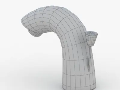 1644 - Water Tap Low-poly 3D model