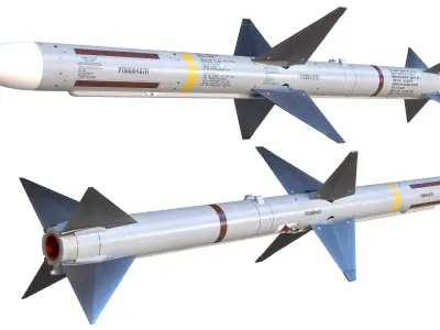 AIM-7 Sparrow 3D model