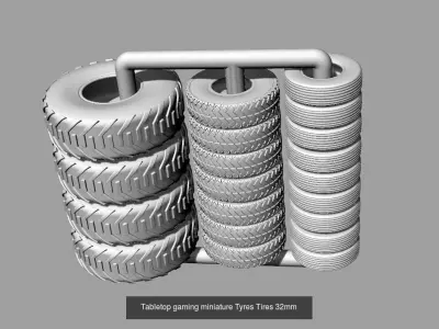 Fallout Wasteland Warfare Tabletop Gaming Decoration 3D Model Pack