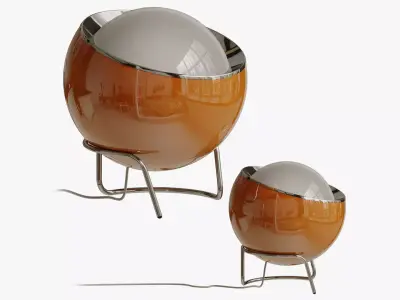 Clan floor lamp by Studio 6G and Harvey Guzzini for Meblo 1970s 3D model