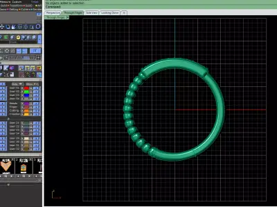 Luxury gold ring 3D print model