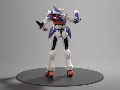 Gundam wings 3D model