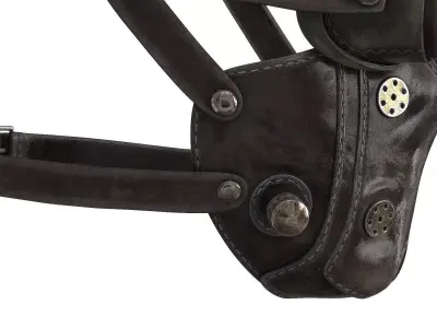 Postapocaliptico Mask v2 Low-poly 3D model