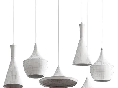 NORDIC LOFT MODERN STYLE PENDANT LIGHTS LAMP 3D model
